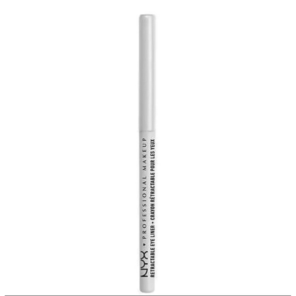 NYX Retractable Eye Liner - Waterproof, Twist-up Eye Liner‎ Pencil, White Sealed